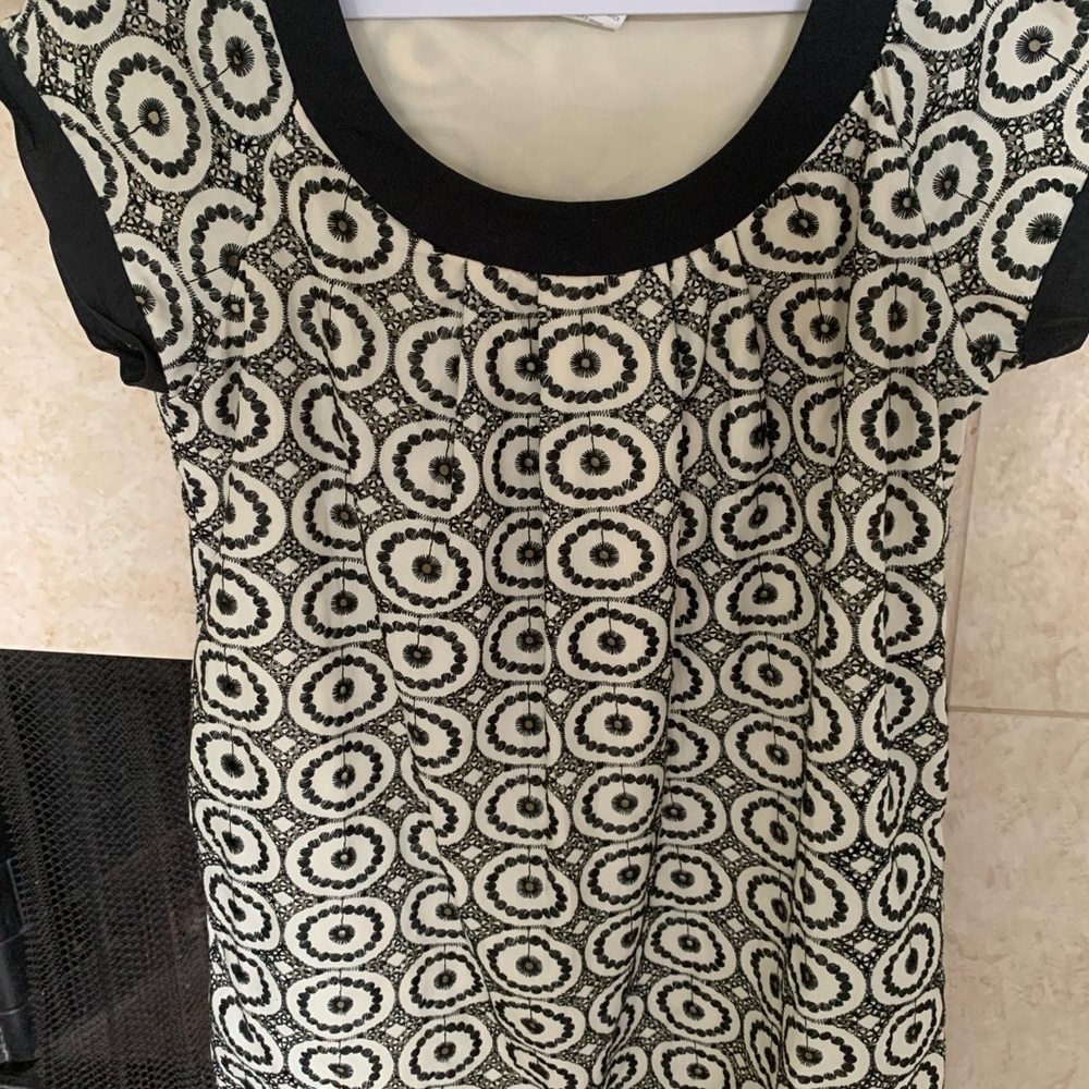 Tiana B. Black and‎ White Floral Dress